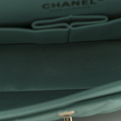 Chanel Caviar Quilted Small Double Flap Light Blue 5 of 10