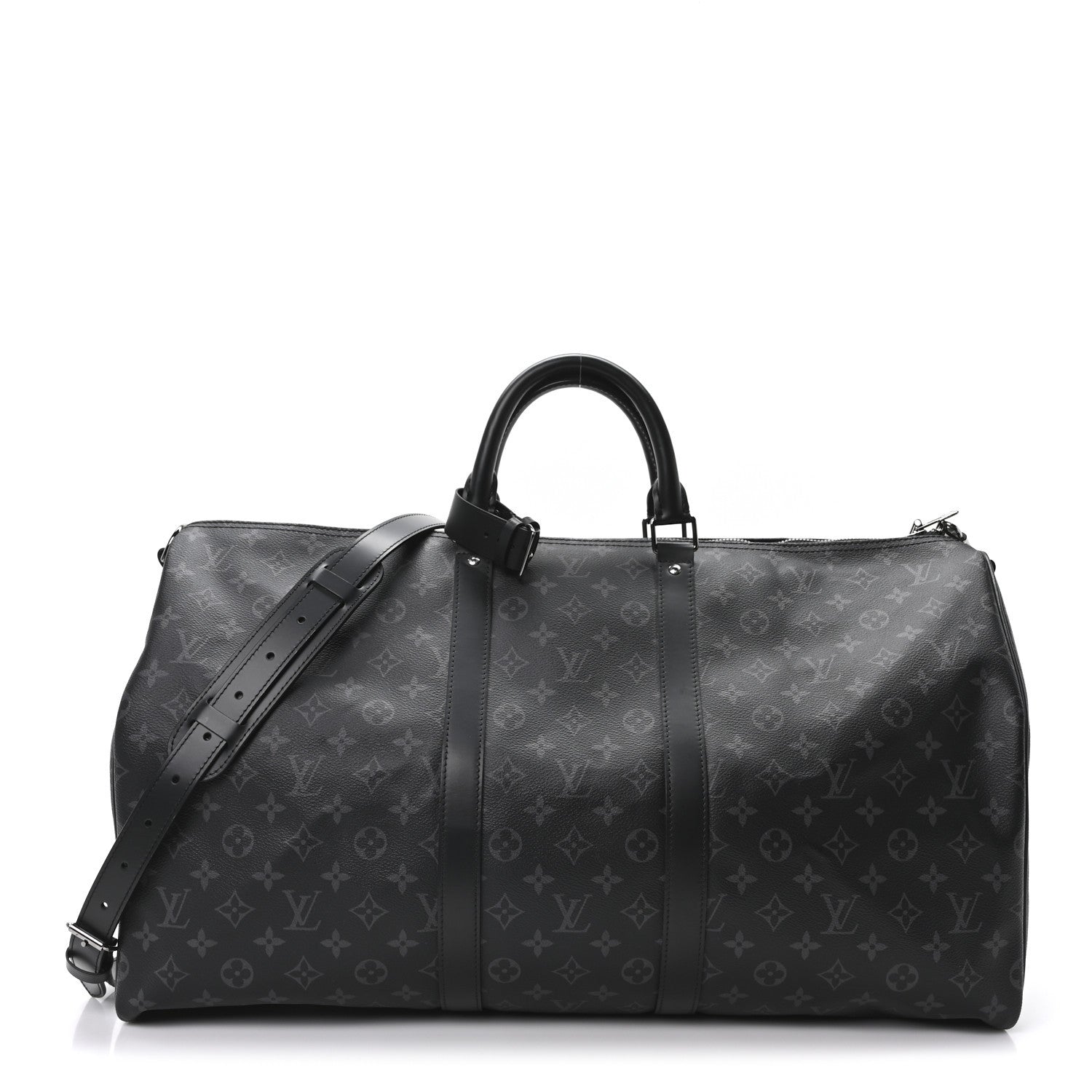 Louis Vuitton Monogram Eclipse Keepall Bandouliere 55 1 of 10