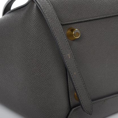 Celine Grained Calfskin Mini Belt Bag Grey 10 of 18