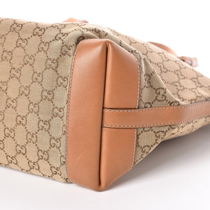 Gucci Metallic Monogram Medium Craft Tote Brown 13 of 17