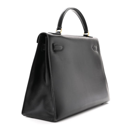 Hermes Box Kelly Sellier 32 Black 3 of 21