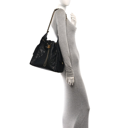 Chanel Caviar Quilted Medium Chanel 25 Handbag Black 2 of 11