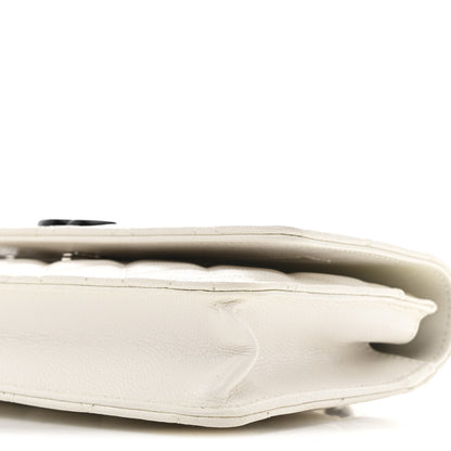 Chanel Caviar Quilted My Everything Wallet On Chain WOC White 11 of 12