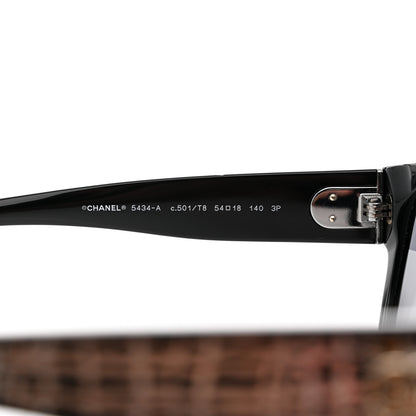 Chanel Acetate Polarized Pantos Sunglasses 5434-A Black 5 of 8