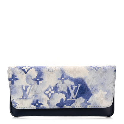 Louis Vuitton Monogram Watercolor Woody Glasses Case Blue 1 of 6