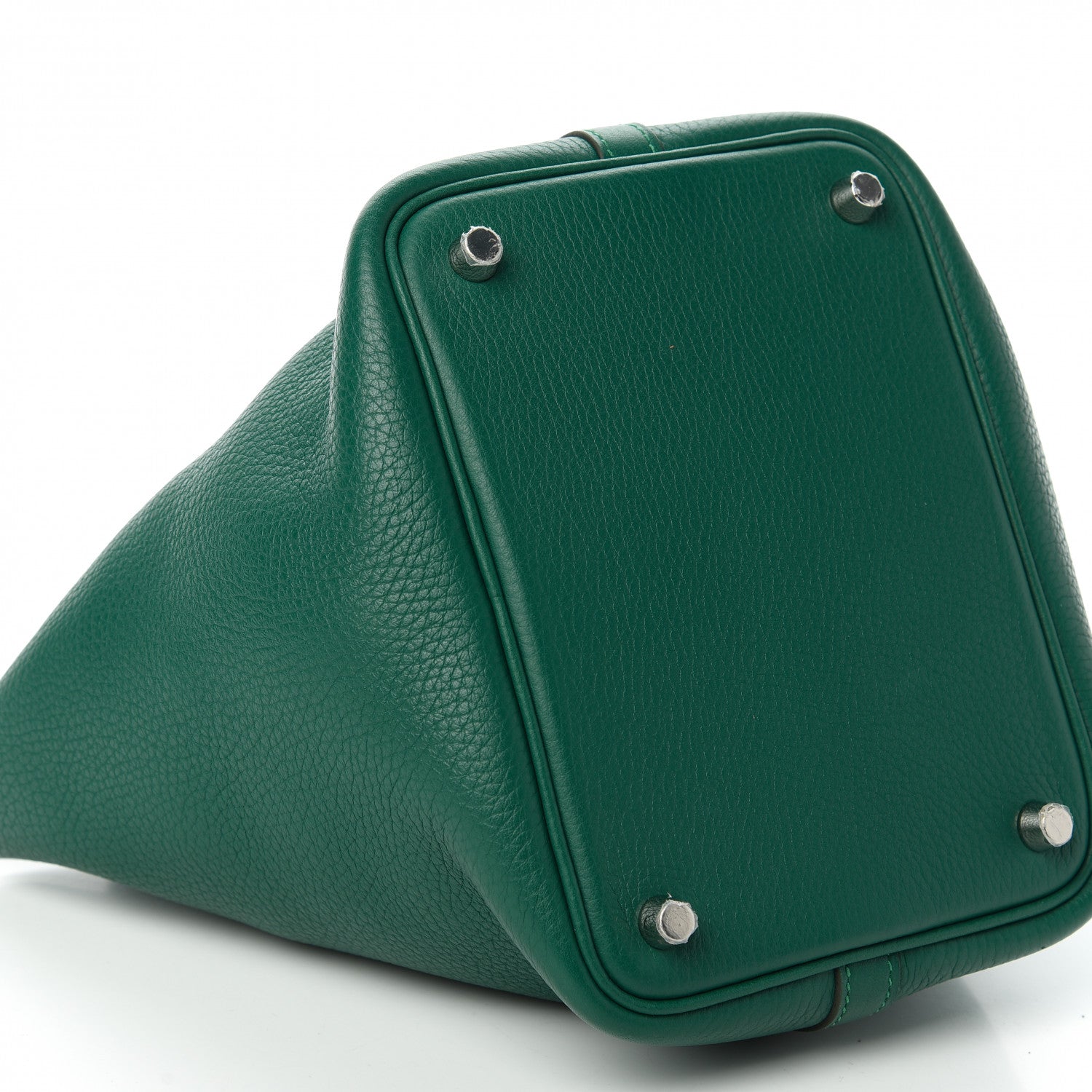 Hermes Taurillon Clemence Picotin Lock 18 PM Malachite 6 of 12