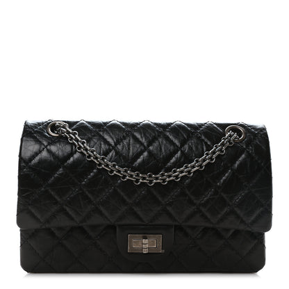Chanel Aged Calfskin Quilted 2.55 Reissue 225 Flap Black 1 of 11