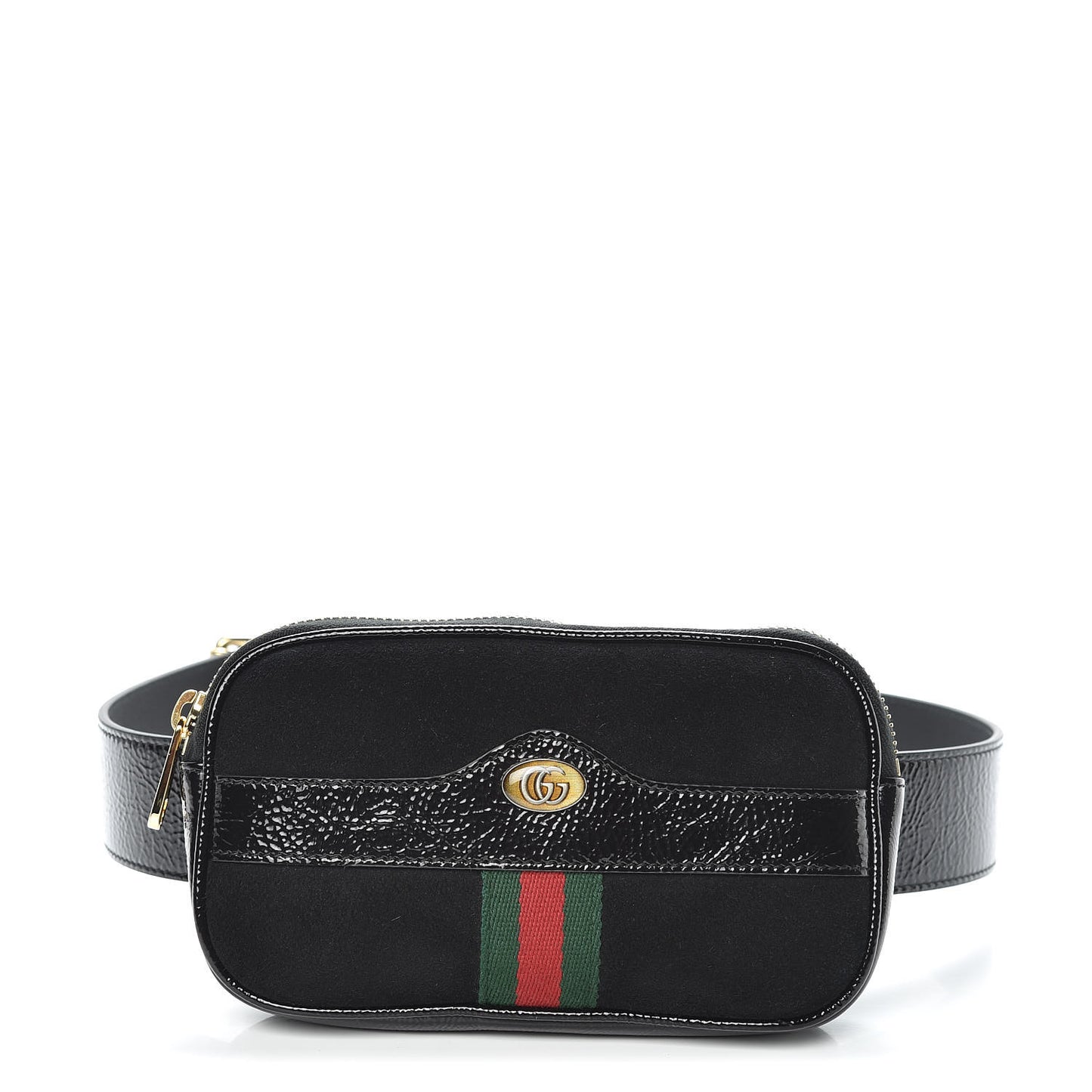 Suede Patent Ophidia Belted iPhone Case 75 30 Black