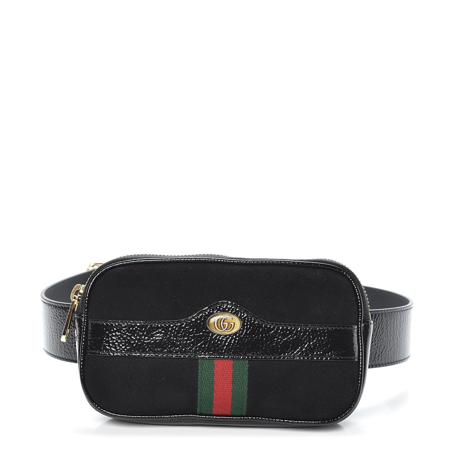 Gucci Suede Patent Ophidia Belted iPhone Case 75 30 Black 1 of 10