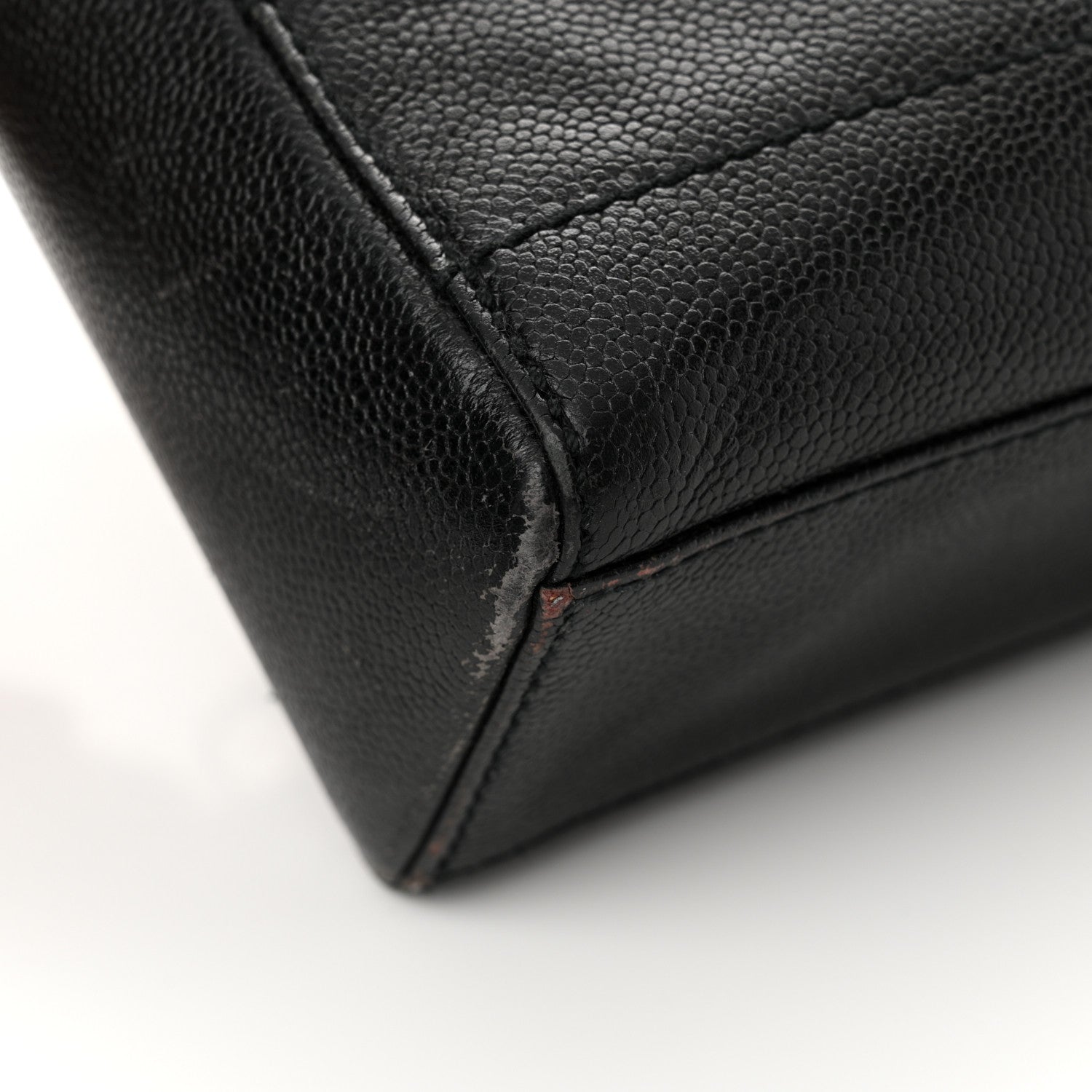 Chanel Caviar Stitched Chocolate Bar Shopping Black 21 of 21