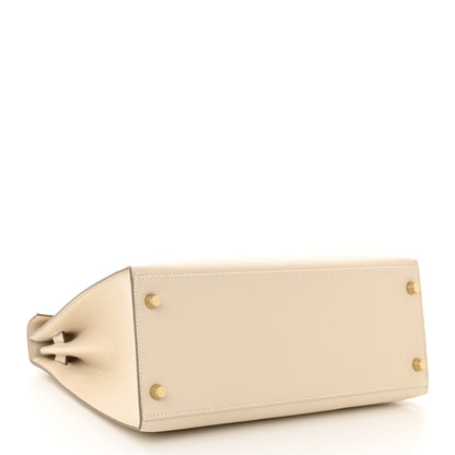 Hermes Epsom Kelly Sellier 28 Craie 4 of 12