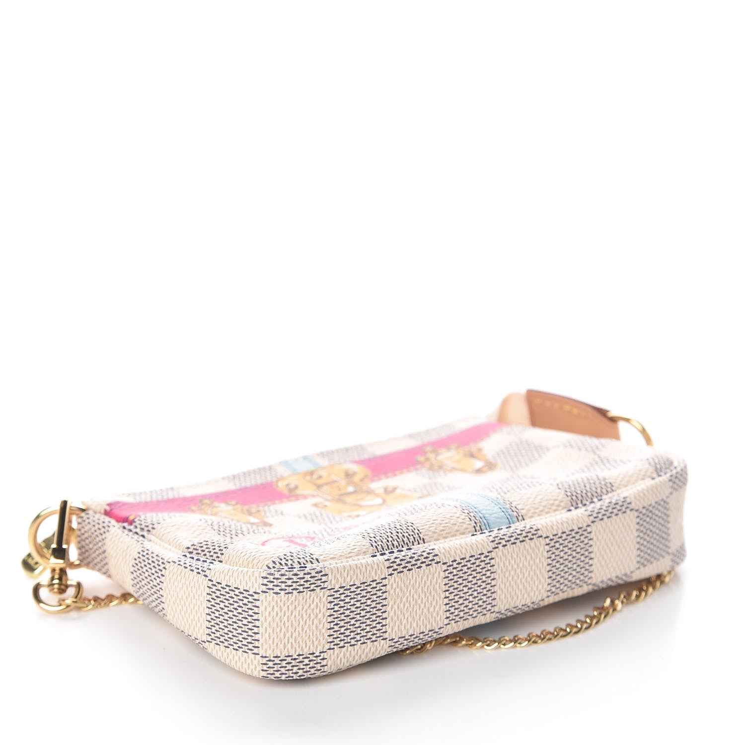Louis Vuitton Damier Azur Summer Trunks Newport Beach Mini Pochette Accessories 4 of 8
