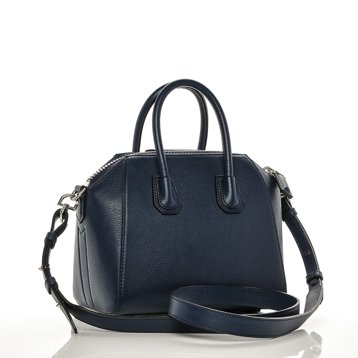 Givenchy Sugar Goatskin Mini Antigona Night Blue 3 of 6