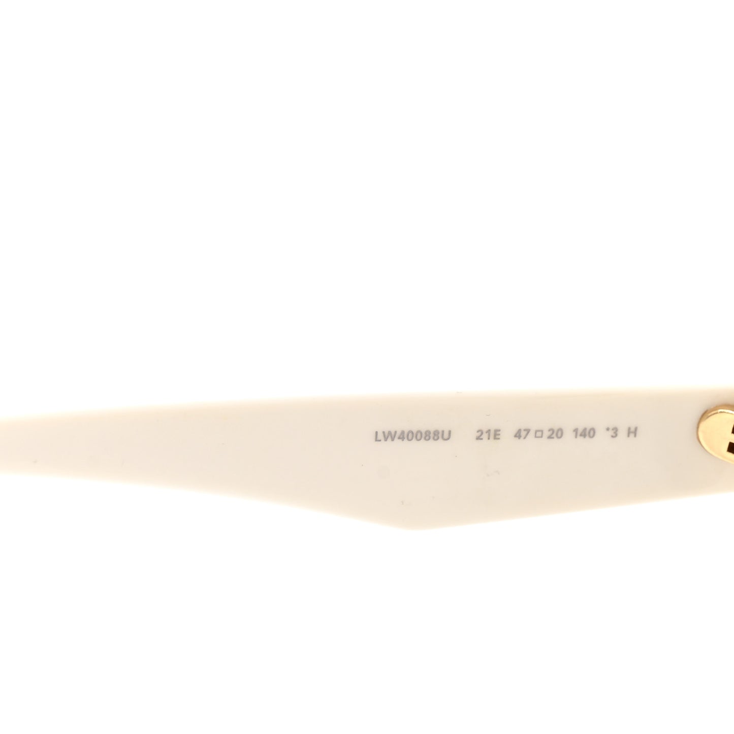 Acetate Nylon Flower Sunglasses LW40088U Ivory