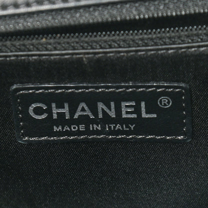 Chanel Lambskin Quilted Jumbo Easy Carry Flap Black 6 of 9