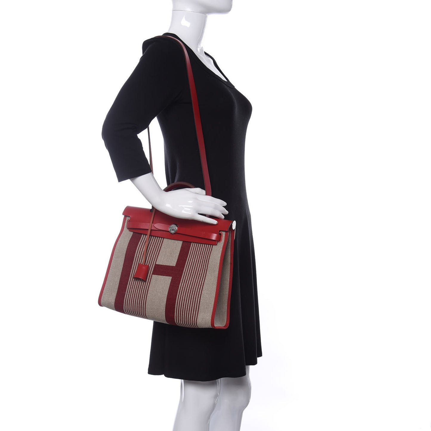Vache Hunter Toile H Vibration Herbag Zip 31 PM Bordeaux Ficelle Rouge Piment