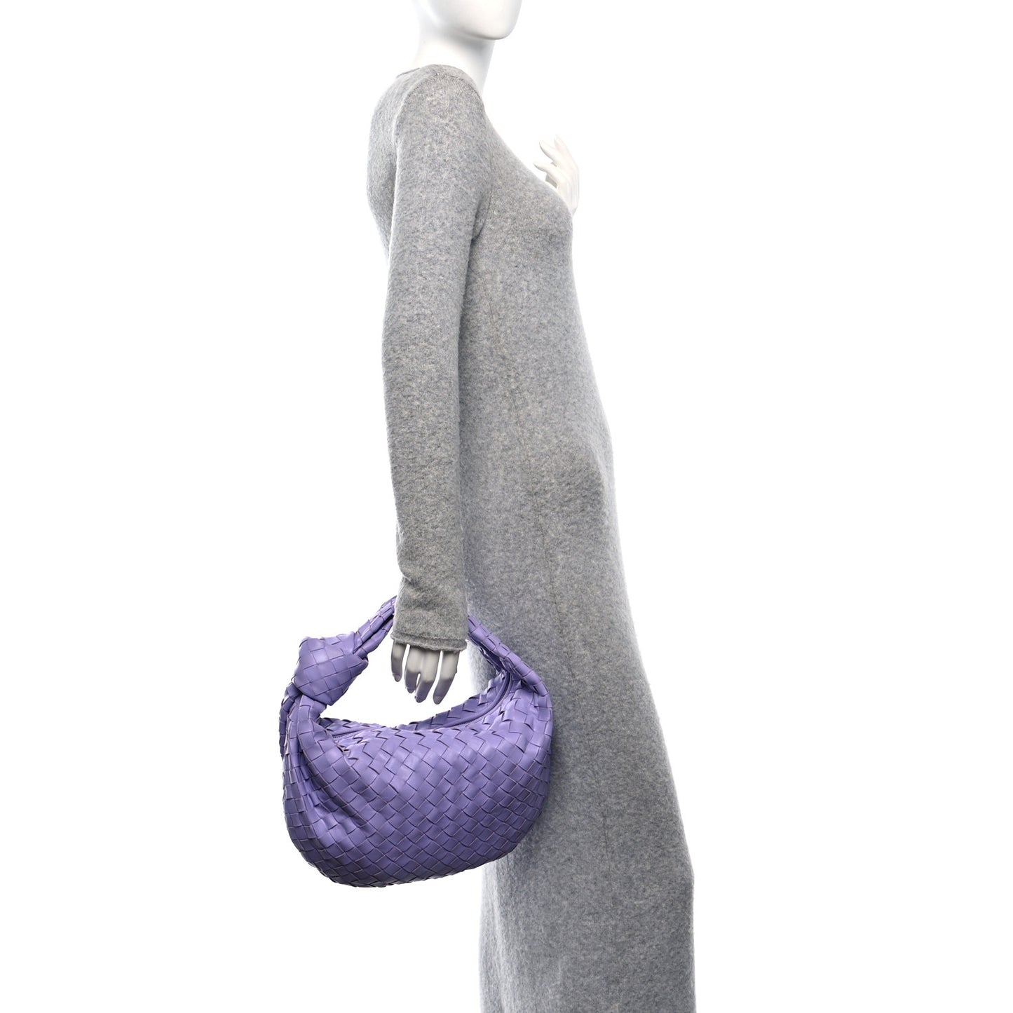 Nappa Intrecciato Teen Jodie Hobo Wisteria