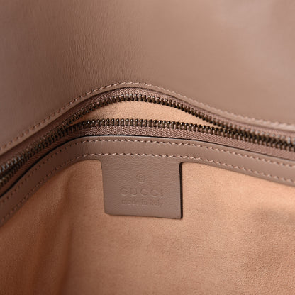 Gucci Calfskin Matelasse Large GG Marmont Shoulder Bag Porcelain Rose 6 of 10