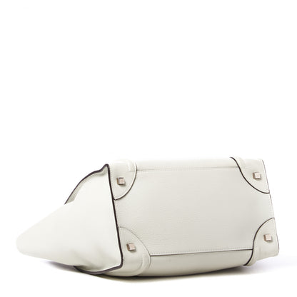 Celine Drummed Calfskin Mini Luggage Lune 3 of 9