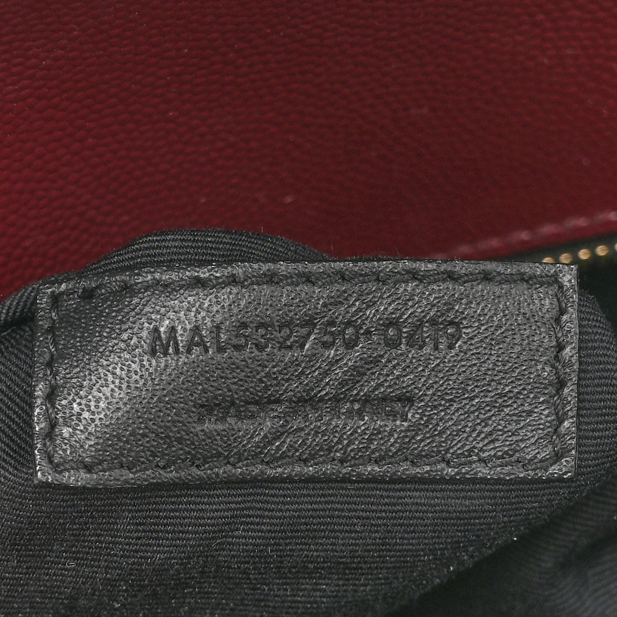 Grain De Poudre Monogram Cassandra Clasp Bag Rouge Legion