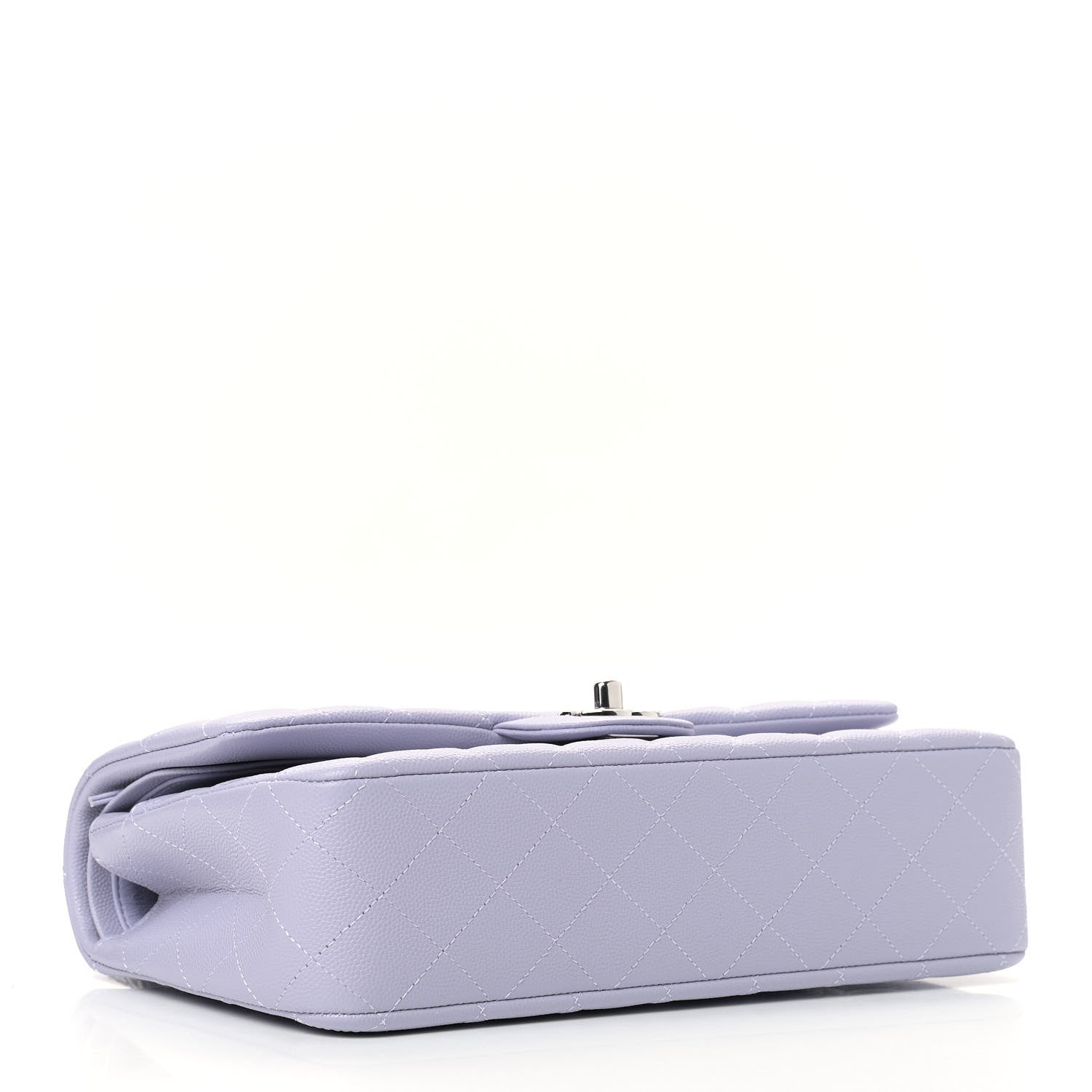 Chanel Caviar Quilted Medium Double Flap Light Purple 4 of 9