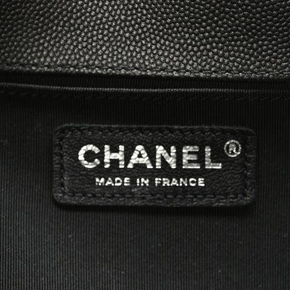 Chanel Caviar Quilted Medium Boy Flap So Black 6 of 9