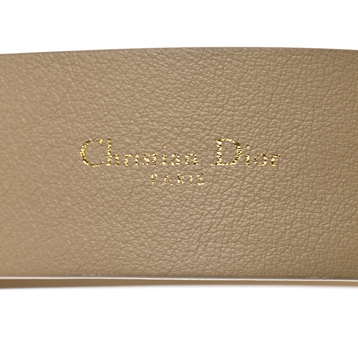 Christian Dior Calfskin 30 Montaigne Belt 85 Warm Taupe 6 of 6