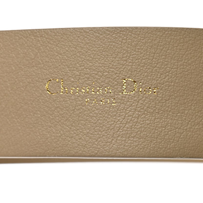 Christian Dior Calfskin 30 Montaigne Belt 85 Warm Taupe 6 of 6