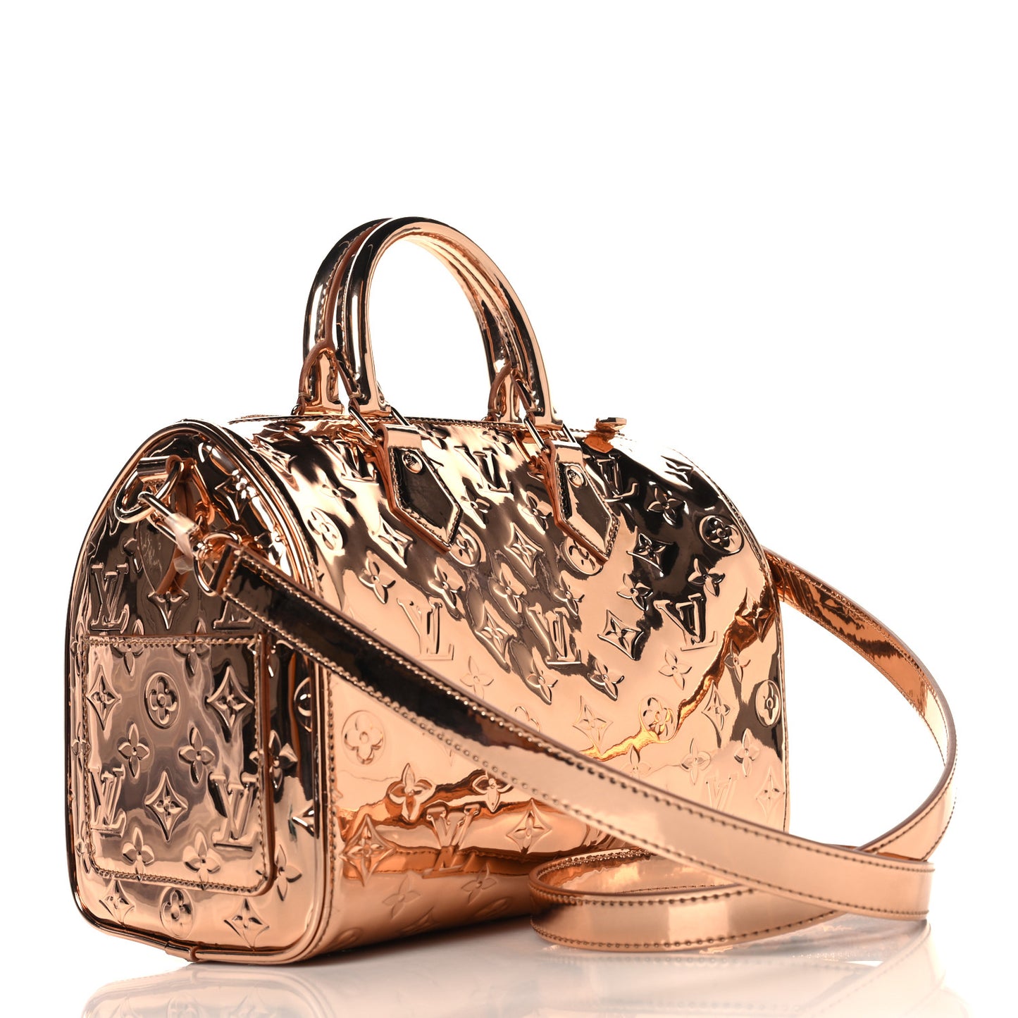 Monogram Miroir Speedy Bandouliere 25 Copper