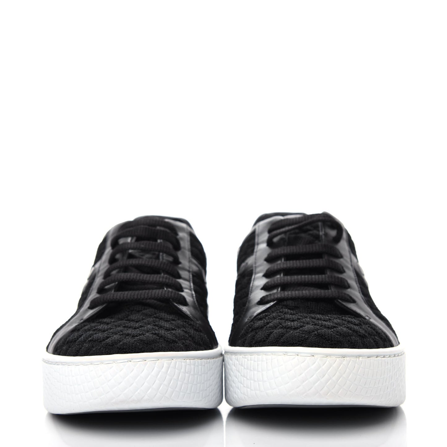 Knitted Interccio Nappa Helium Sneakers 36.5 Black