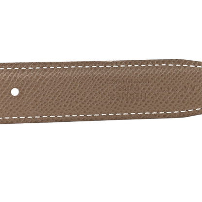 Hermes Swift Epsom 24mm Mini Constance H Belt 85 34 Black Etoupe 5 of 6