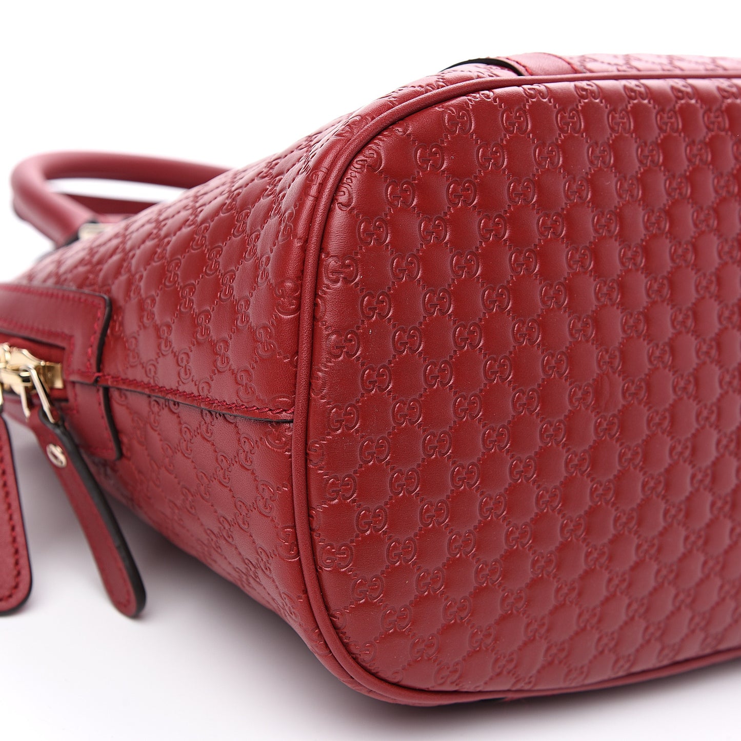 Microguccissima Medium Dome Bag Red