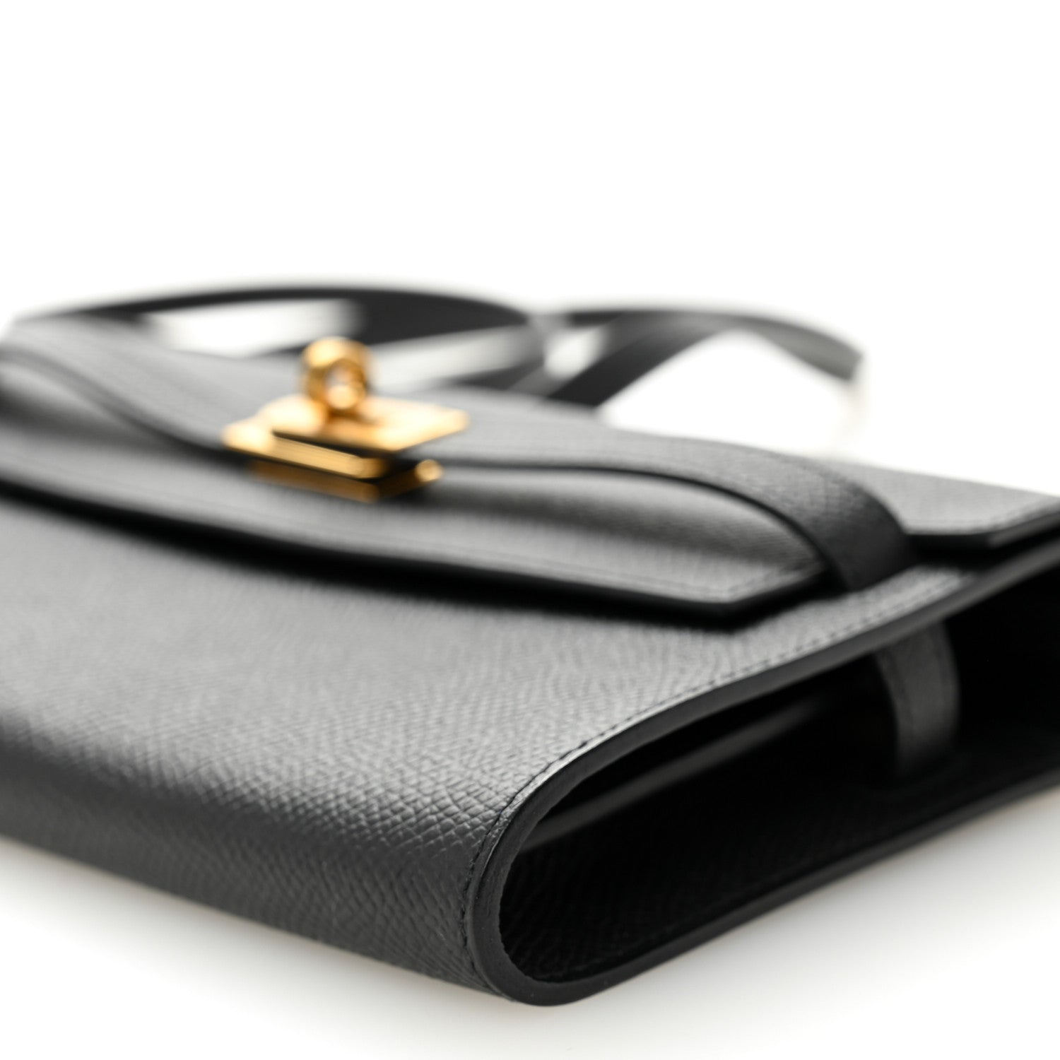 Hermes Epsom Kelly Wallet To Go Black 11 of 12