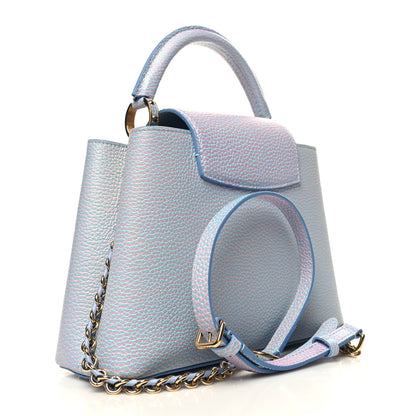 Louis Vuitton Taurillon Summer Stardust Capucines BB Lilas Purple 2 of 12