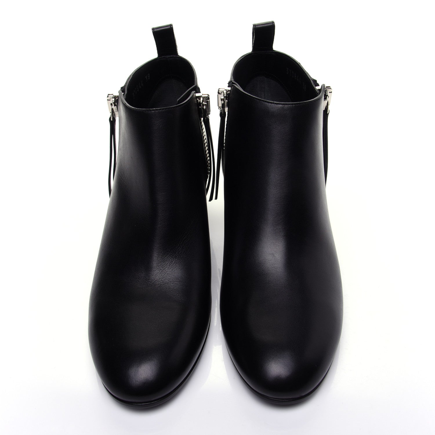 Gucci Kid Ankle Booties 38 Black 6 of 11