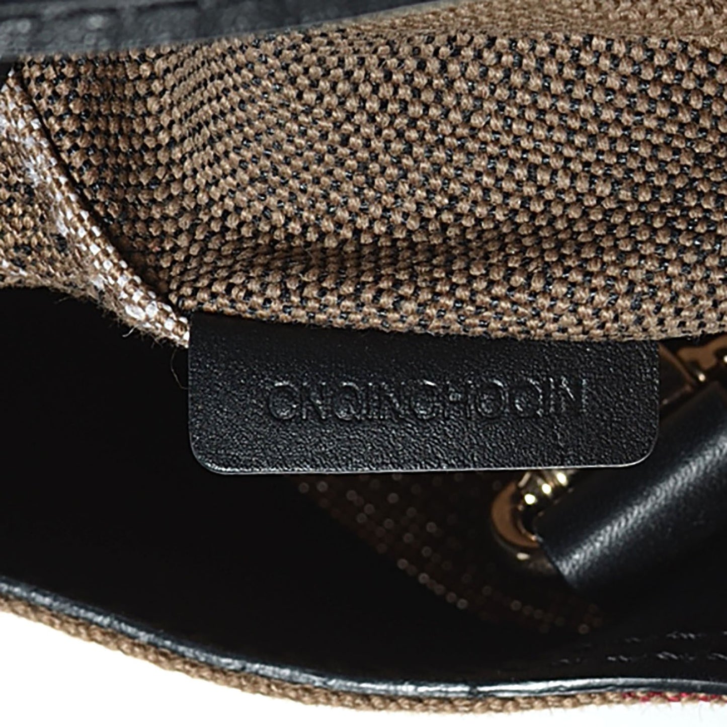 Canvas Mega Check Medium Ashby Black