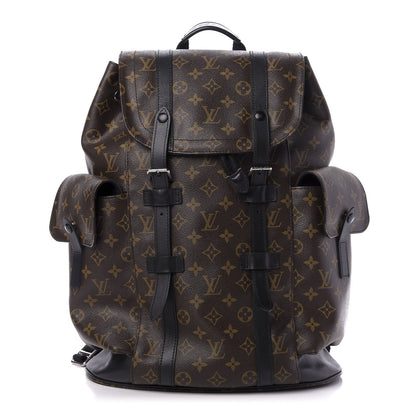 Louis Vuitton Monogram Macassar Christopher PM Backpack 1 of 12