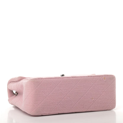 Chanel Jersey Quilted Mini Square Flap Pink 3 of 6
