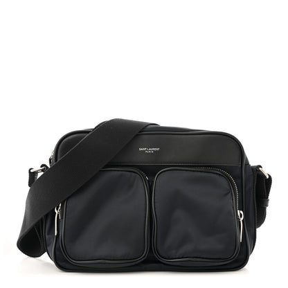 Saint Laurent Econyl Nylon City Camera Bag Navy Black 1 of 12