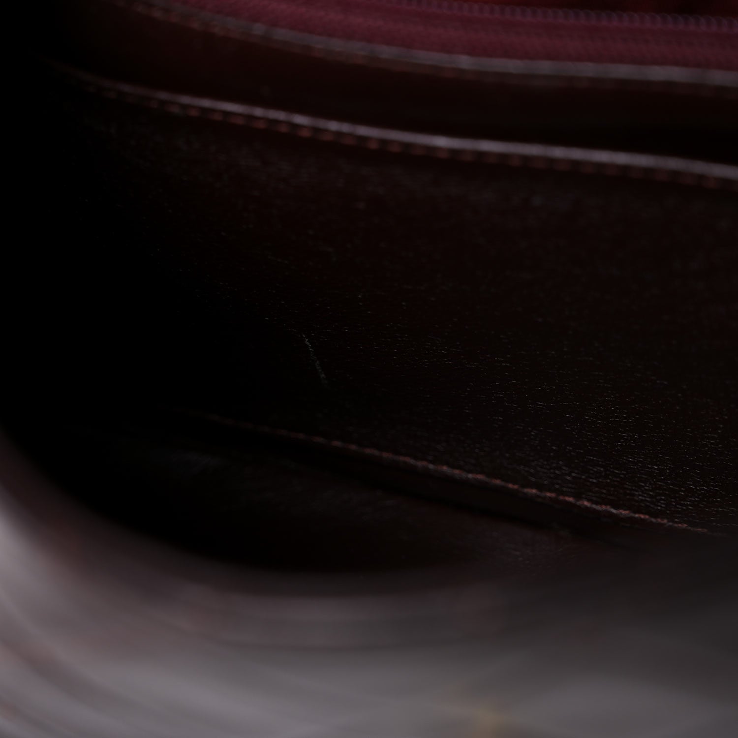 Chanel Lambskin Quilted Medium Single Flap Burgundy 11 of 16