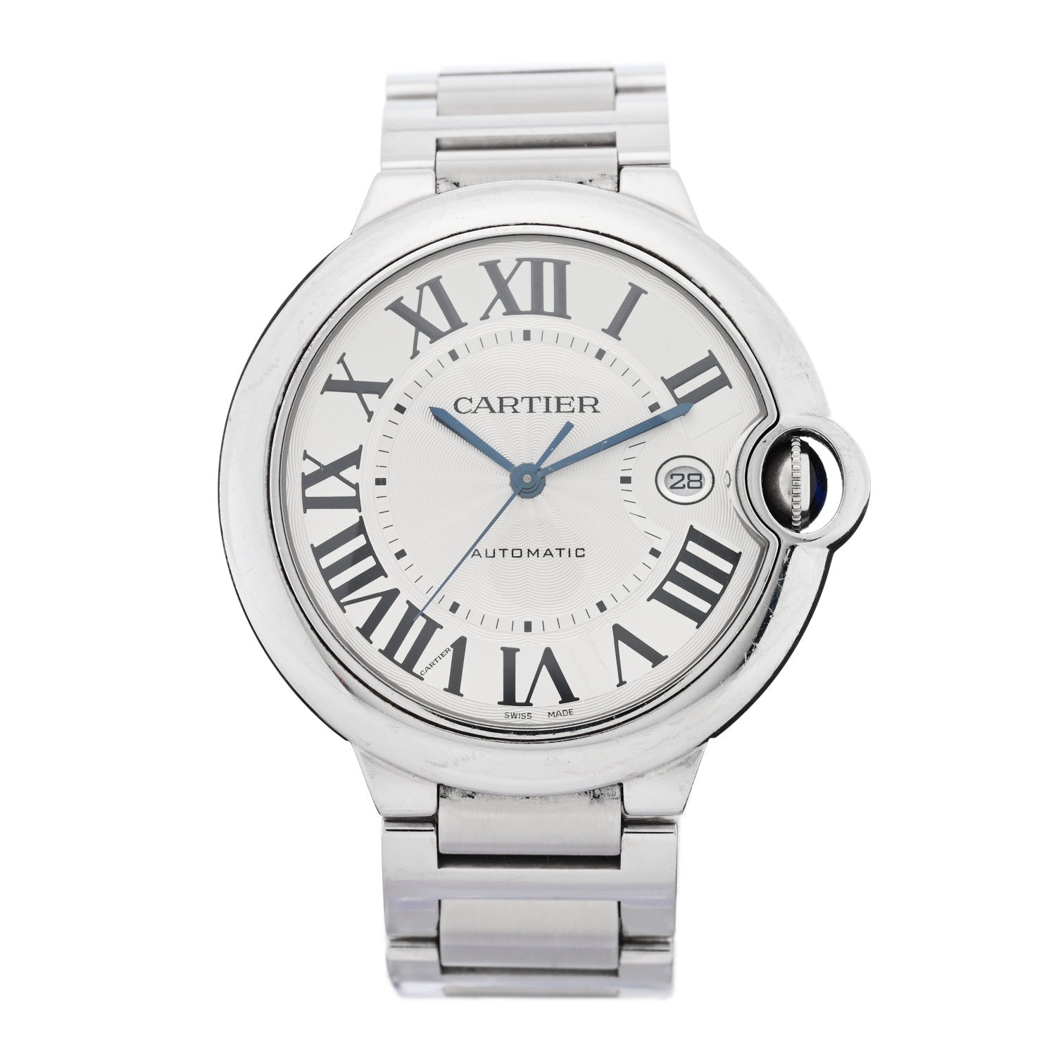 Cartier Stainless Steel 42mm Ballon Bleu De Cartier Automatic Watch 1 of 5