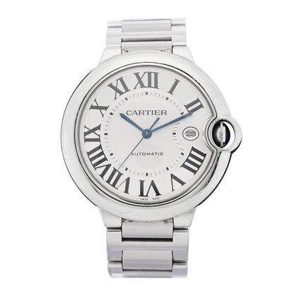 Cartier Stainless Steel 42mm Ballon Bleu De Cartier Automatic Watch 1 of 5