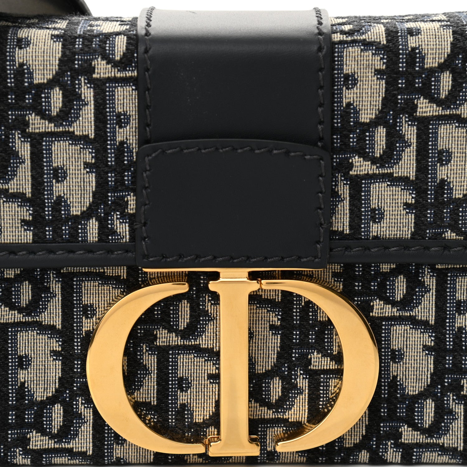 Christian Dior Oblique 30 Montaigne Box Bag Blue 7 of 10
