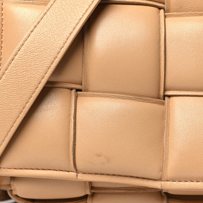 Bottega Veneta Nappa Maxi Intrecciato Padded Cassette Crossbody Bag Almond 11 of 12