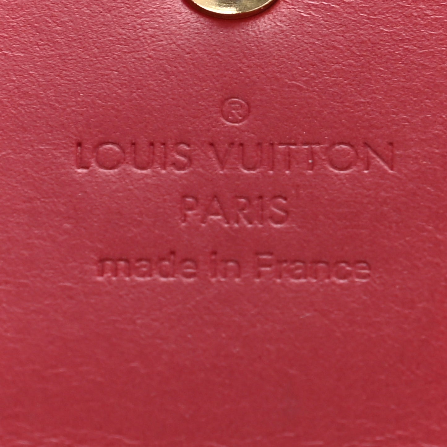 Vernis Porte Tresor International Wallet Pomme D'Amour