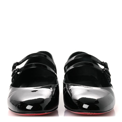 Christian Louboutin Patent Sweet Jane Flats 39 Black 3 of 11