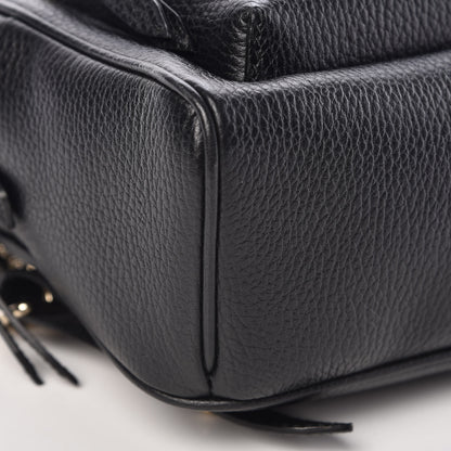 Gucci Pebbled Calfskin Soho Chain Backpack Black 8 of 9
