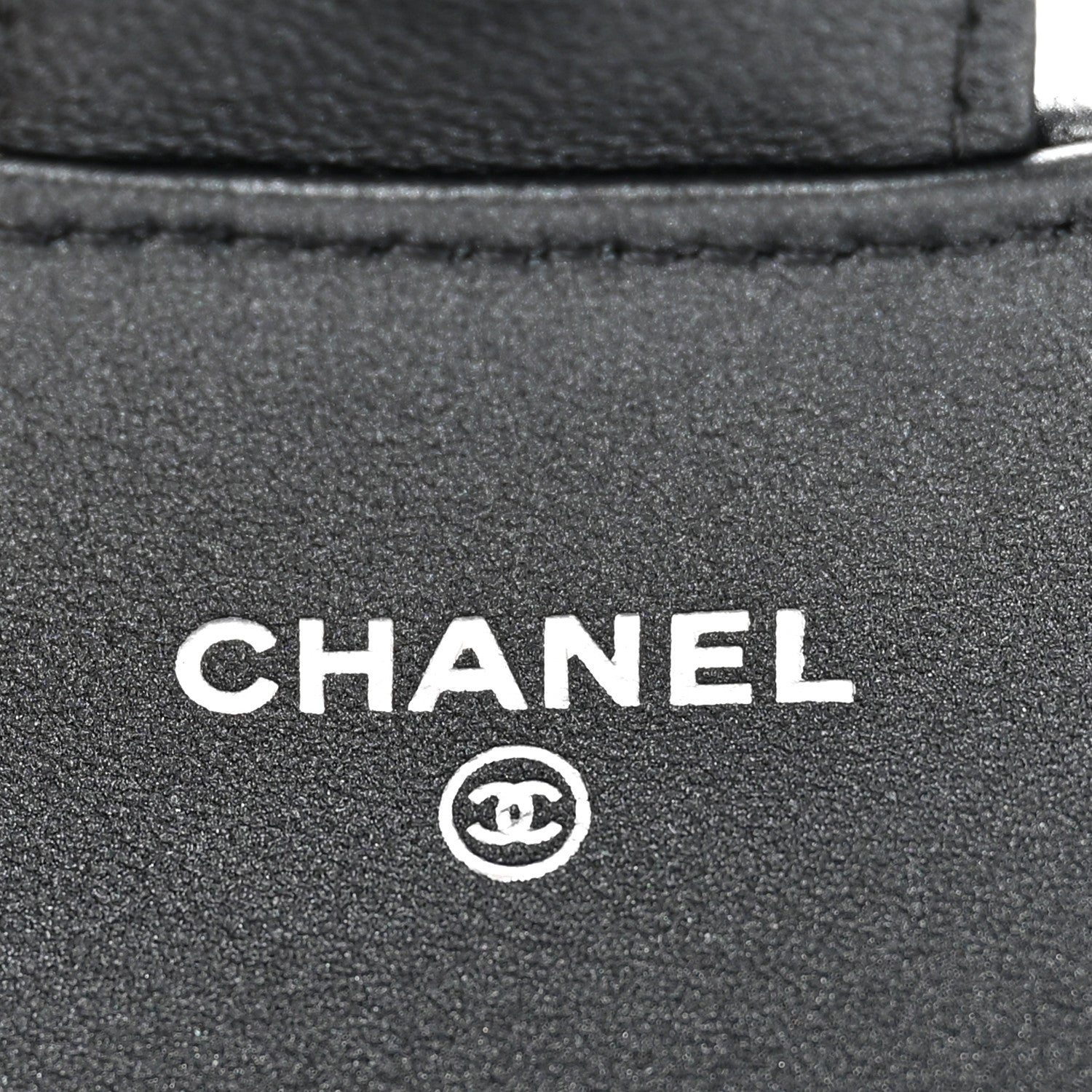 Chanel Pearly Lambskin Quilted Flap Card Holder Wallet So Black 6 of 8