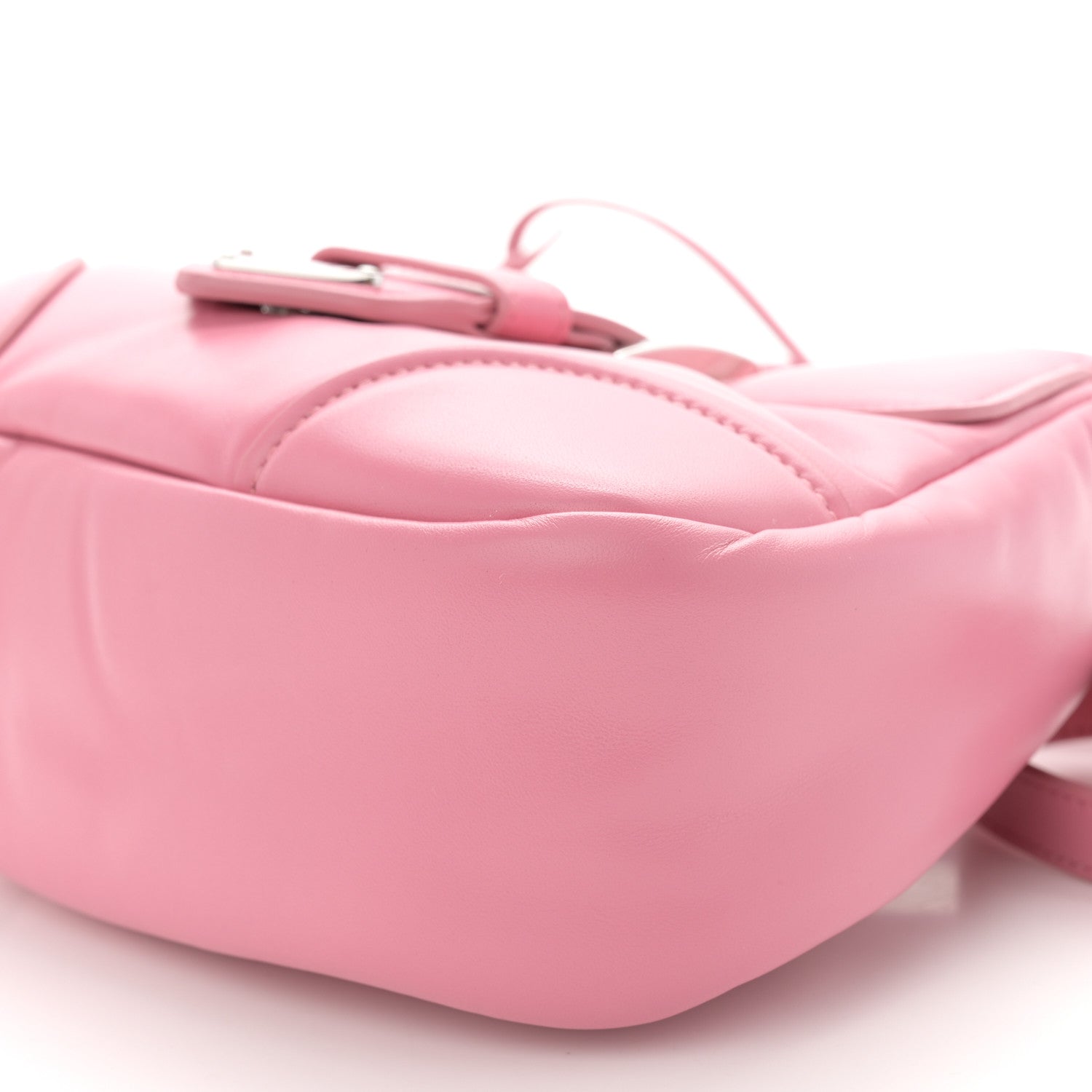Prada Nappa Soft Padded Re-Edition 2002 Moon Bag Geranio 9 of 9