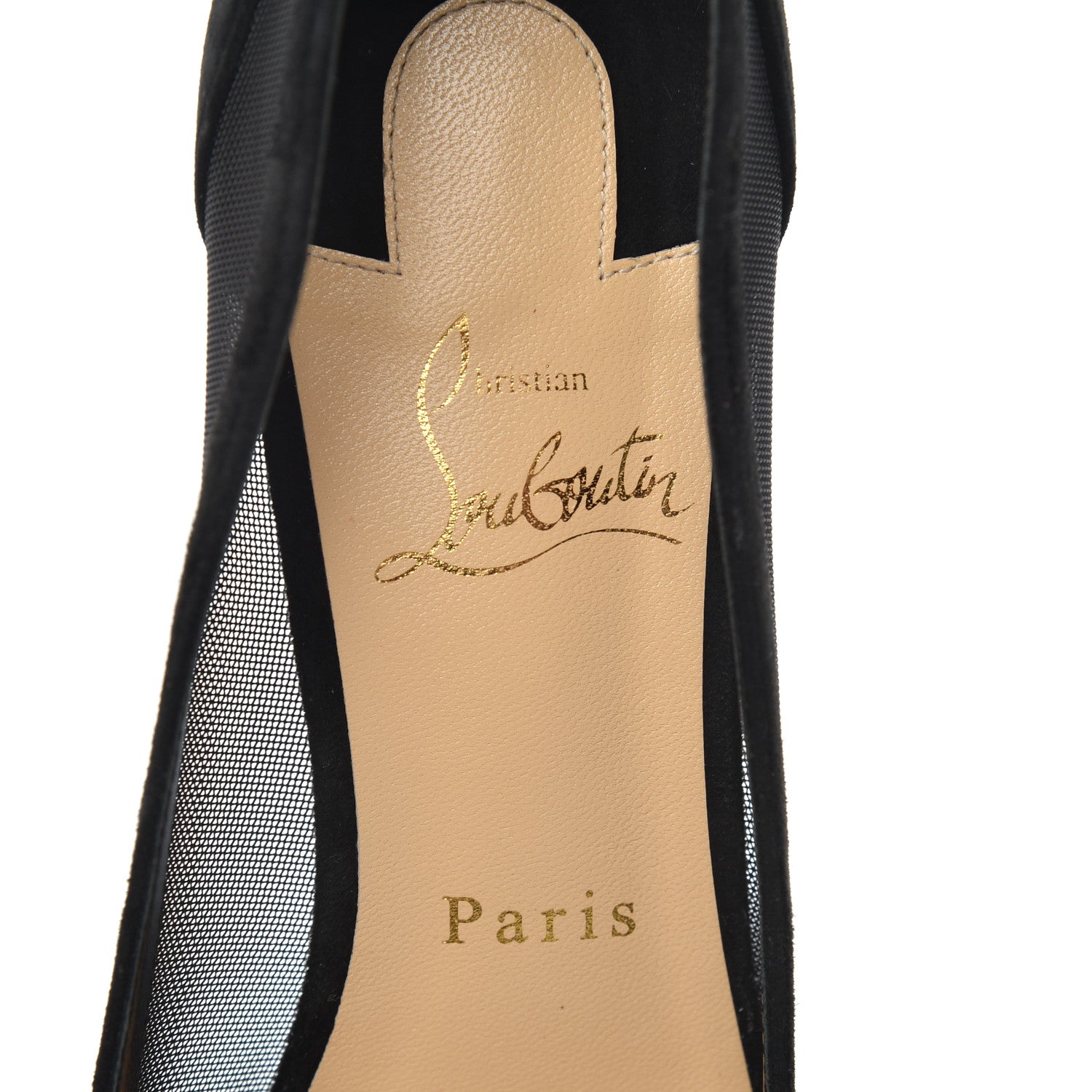 Christian Louboutin Veau Velours Rete Galativi 85 Pumps 38 Black 6 of 15